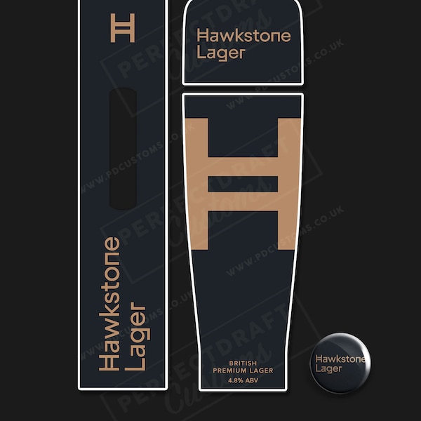 Hawkstone Lager Perfect Draft Magnetic Skin Maxi Magnet – PerfectDraft Skin and Medallions by PD – Magnet, Perfect Draft Skin, PD Medallion