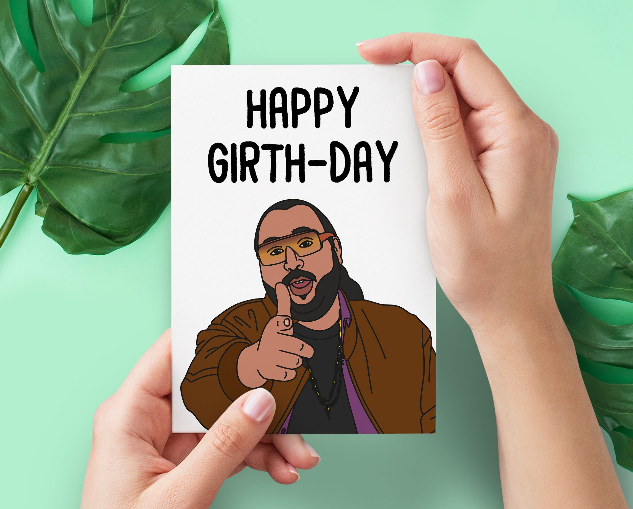Carte Danniversaire Chabuddy G Rude Les Gens Ne Font Rien Etsy