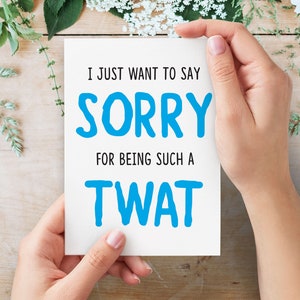 Désolé drôle de Zazzle.be Liste d'envies Vous avez des idées ? Je veux juste m'excuser d'être une connasse | Mignon désolé/carte d'excuses