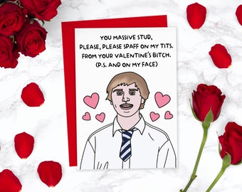 Inbetweeners Valentines Day Card Jay Stud Valentines | The Inbetweeners TV Show Rude Valentines Card | For Boyfriend For Husband For Him