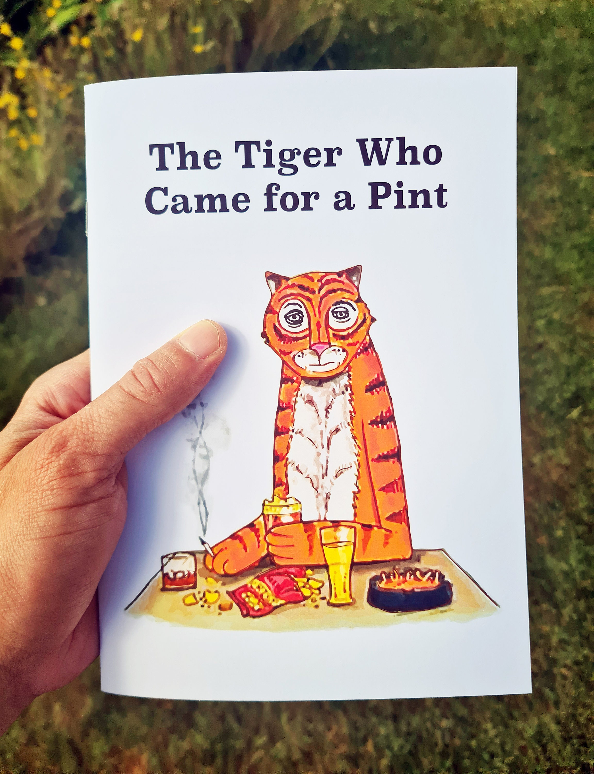 The Tiger Who Came for a Pint Book Replica Recreation Sean Etsy Australia