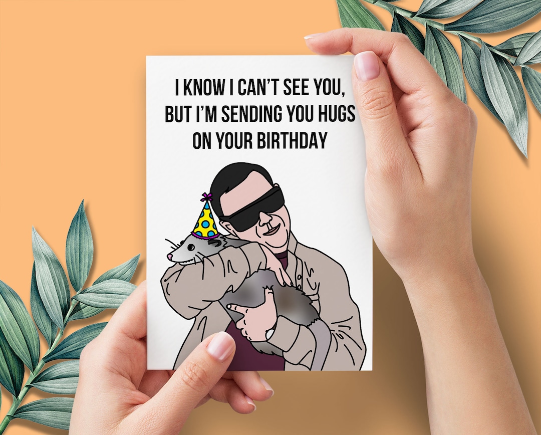 Brooklyn Nine Nine Charles Boyle Isolation Birthday Card Sending Hugs