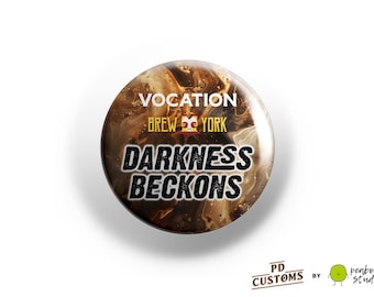 Vocation Darkness Beckons Perfect Draft Medallion Magnet – High Quality, Scratch Resistant Gloss Finish – Magnet, Perfect Draft, Medallion