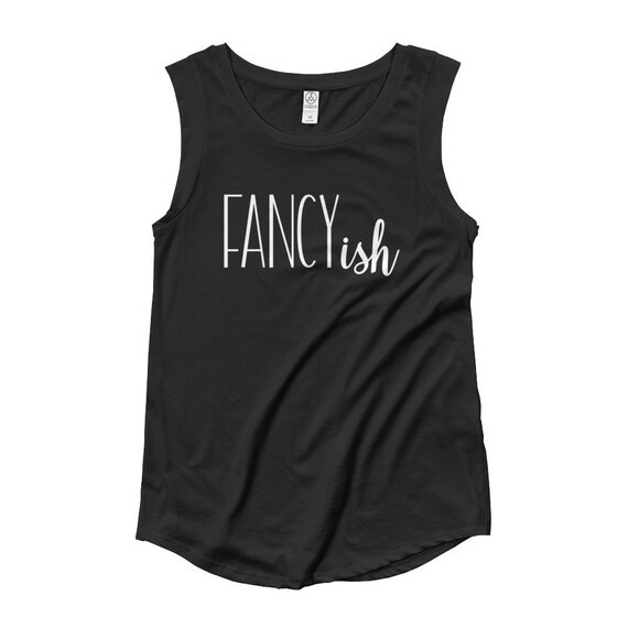 fancy black tank top