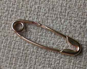 vintage gold 375 * pin weight 0.49 grams
