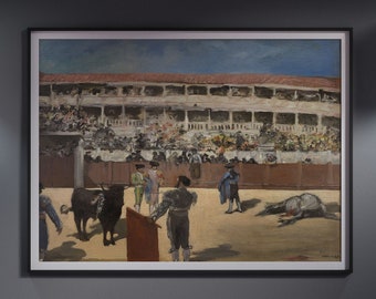 Bullfight by Edouard Manet | Oil Painting | Wall Decor | Classic Art Prints |