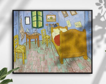 The Bedroom By Vincent Van Gogh | Oil Painting | Wall Decor | Classic Art Prints |