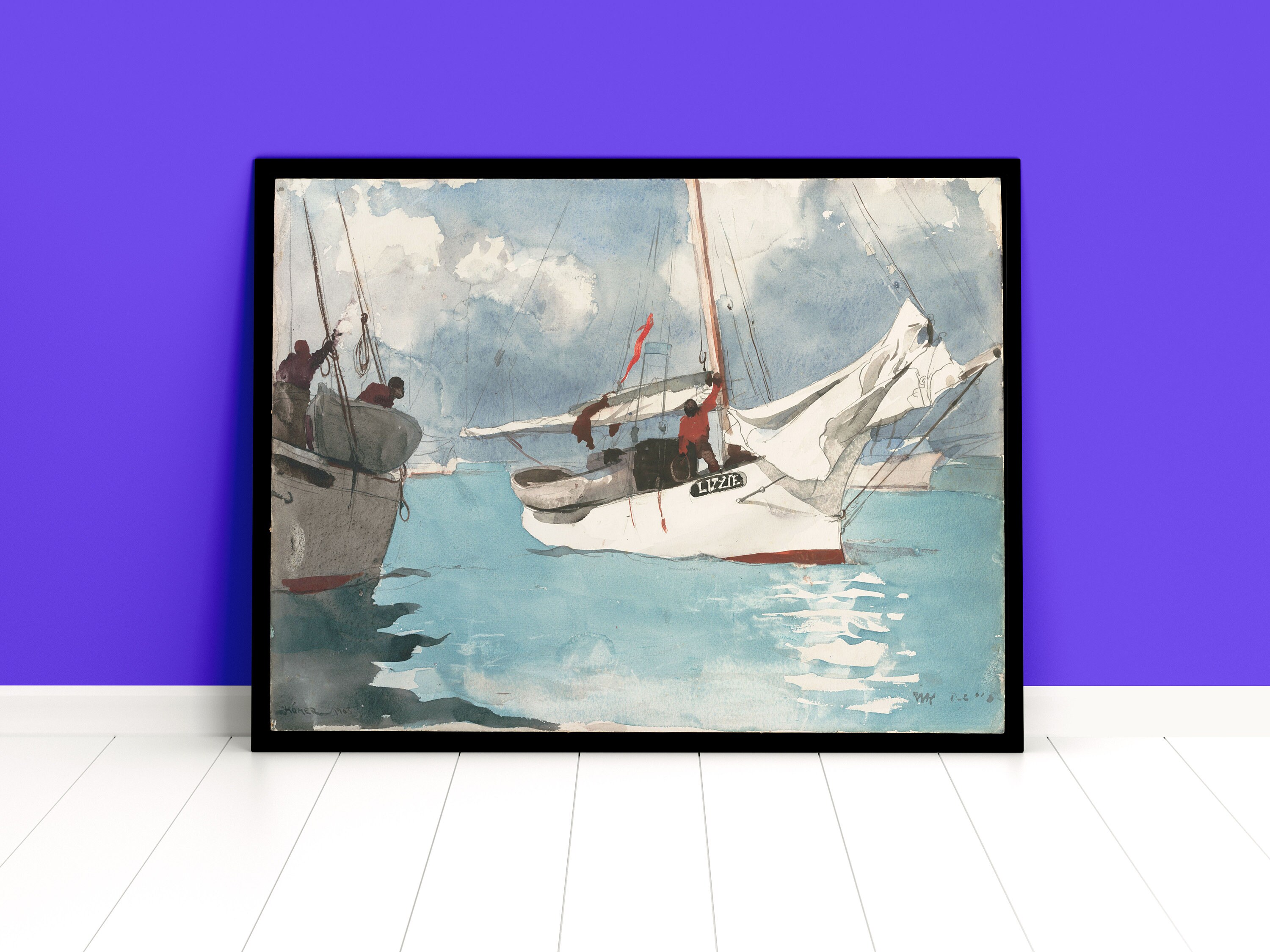 Barcos de pesca, Key West | Winslow Homer