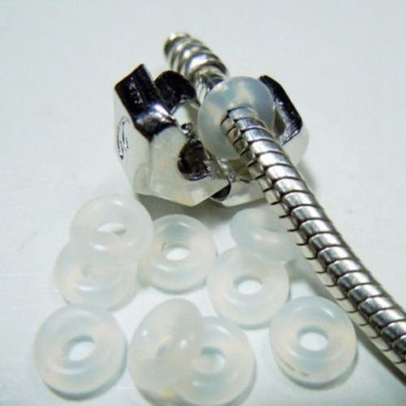 Yapamu Catena Di Sicurezza Ape Per Bracciale Pandora-925 Argento Sterling Clip Lock Stopper Charm Spacer - 9