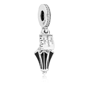 S925 Sterling silver Mary Poppins Umbrella charm bead fits pandora charm bracelet Pendant Mum Sister Mother daugher Christmas gift