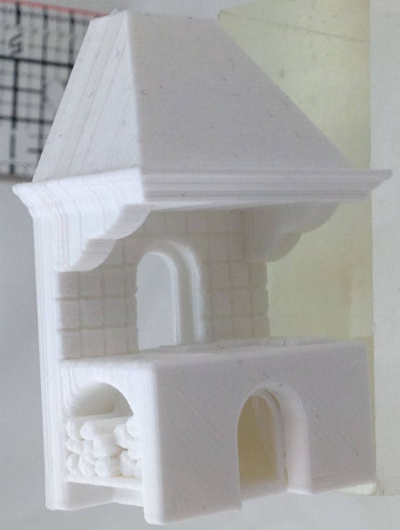 1//2/" Dollhouse Miniatures.3D Printed floor lamp scale Half-inch