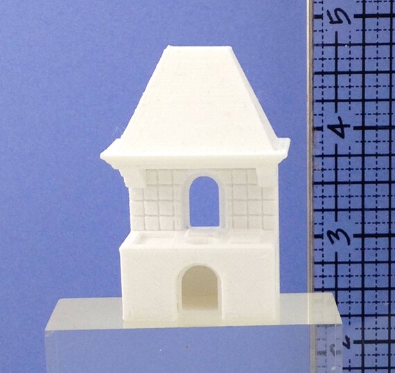 1//2/" Dollhouse Miniatures.3D Printed floor lamp scale Half-inch