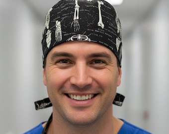 Bones Anatomy Scrub Caps (Glow In The Dark)