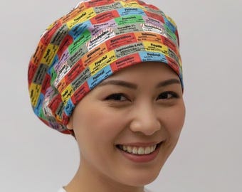 Anaesthetist Drug Labels Scrub Cap