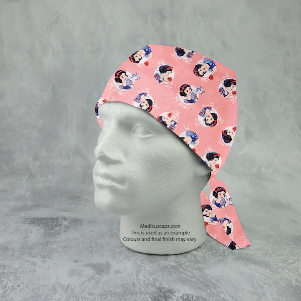 Snow White Scrub Cap