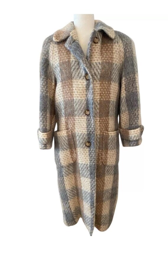 Paul Levy Womens 100% Wool Vintage Long Heavy Overcoat