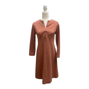 Ellen Rogers Womens Vintage 1970s Long Sleeve Sheath Dress Size Large Secretary