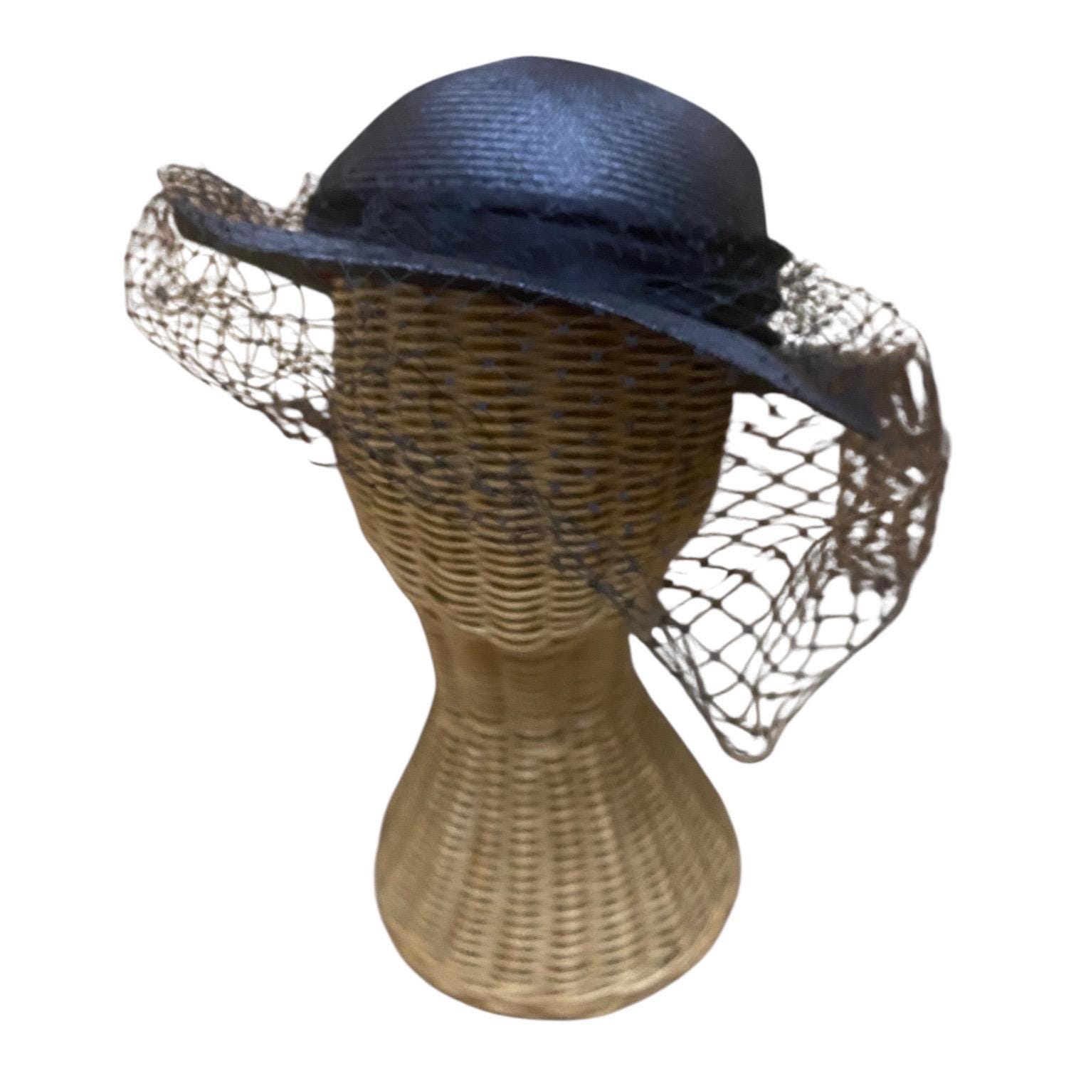 Classy, Vintage Miss Bierner Hat Faux Snake Skin Made in USA Vintage 70s Miss Bierner Gray/pink Brim Hat, Classic Miss  main image 4