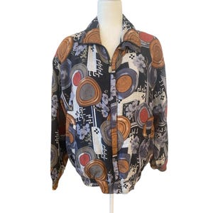 Vintage Womens 100% Silk Retro Coaco Jacket