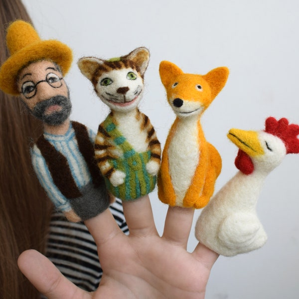 Felt Finger Puppets Etsy
