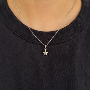 Stainless steel Star necklace | dainty star necklace | edgy punk cyber grunge necklace | no tarnish necklace