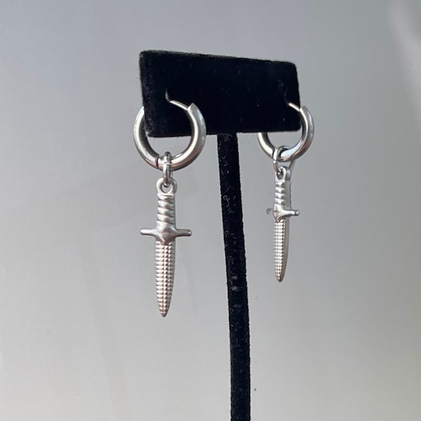 Dagger Earrings Etsy