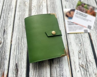 JW Leder New Traktat-Halter, grüner JW Dienst-Organisator-Ordner, Zeugen-Jehova-Geschenk