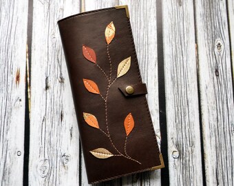 Leather Tract Holder, JW Brown Folder, Jehovah's Witnesses, Ministry organizer, Baptism Gift, Pioneer Gift, Convention Gift, Gift for Sister