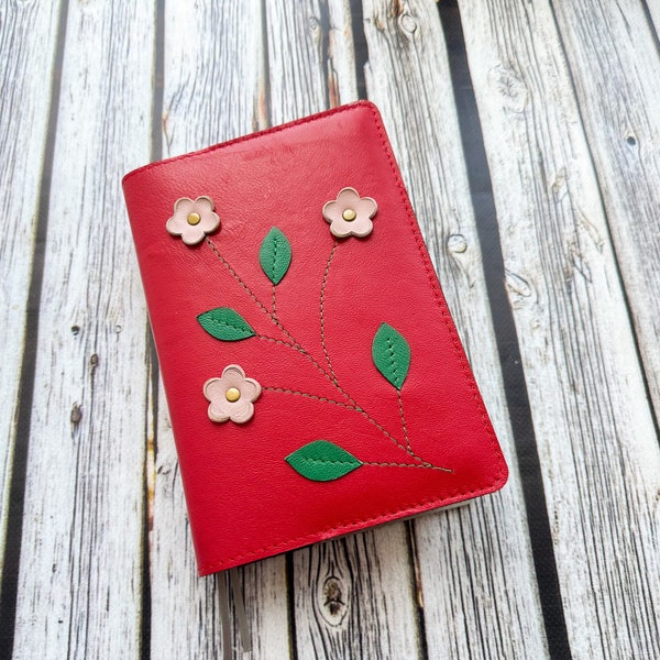 NWT Leather Bible Cover, JW Red Bible Cover, Jehovah Witness gift, JW gift for sister, baptism gift, pioneer gift