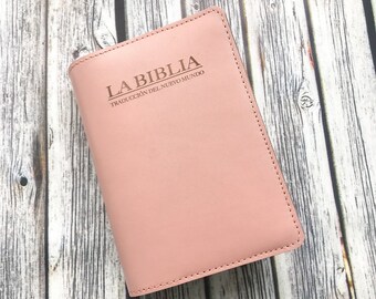 NWT Spanish Leather Bible Cover, JW Bible Cover, Jehovah Witness gift, JW gift for sister, baptism gift, pioneer gift, elderds gift