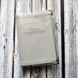 Clear Bible Cover   JW NWT  Jehovah&#39;s Witnesses Baptism Pioneer Elder gift Cover for men women kids