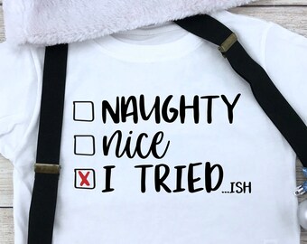 Naughty List svg,
