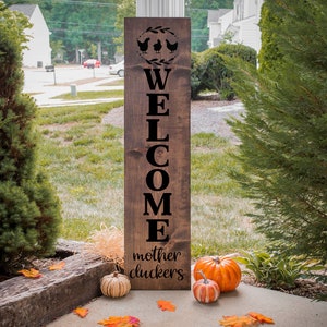 Funny Farmhouse Welcome Sign SVG File - Mother Cluckers (Digital Download)