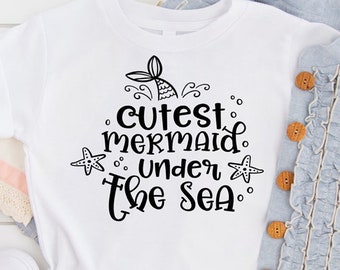 Mermaid Under The Sea SVG Cut File (Digital Download)