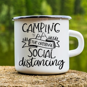 Funny Camping Quote SVG - Camping The Original Social Distancing