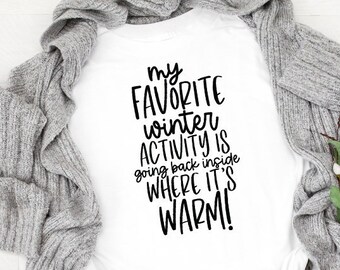 Funny Winter Quote - Etsy Canada