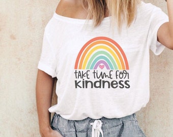 Kindness Rainbow SVG: positief citaatontwerp (digitale download)