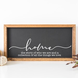 Farmhouse Home Sign SVG: Story of Us (Digital Download)