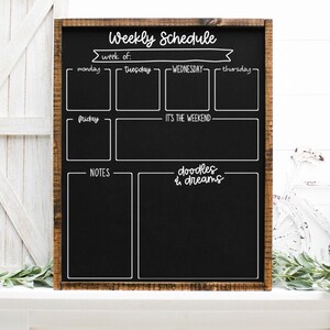 Weekly Calendar SVG Command Center Svg Calendar Svg - Etsy Canada