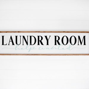 Laundry Room Sign SVG: Help Wanted Design (Digital Download)