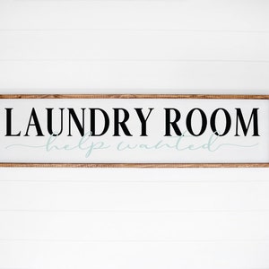 Laundry Room Sign SVG Laundry Room. Help Wanted - Etsy