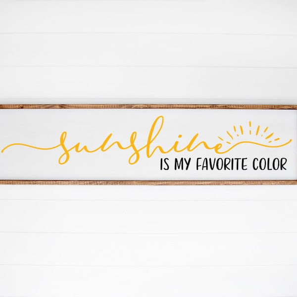 Beach House Sign SVG - Sunshine Is My Favorite Color