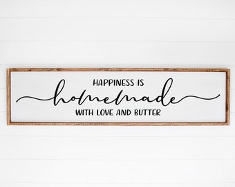 Cocina Casa de Campo Signo SVG - La Felicidad Es Casera Con Amor Y Mantequilla