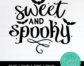 Sweet & Spooky Halloween SVG: Cards, Decor, Apparel (Digital Download)
