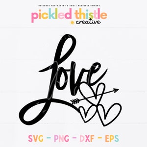 Love Heart Cake Topper SVG: Valentine&#39;s Day Wedding (Digital Download)