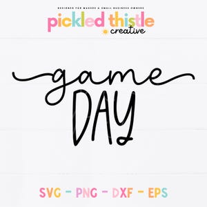 Game Day SVG Cut File: Sports Mom Design (Digital Download)