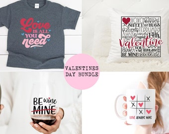 Valentines SVG Bundle - valentines day svg, svg amour, forfait svg, chemise valentine svg, amour svg bundle, valentine design svg