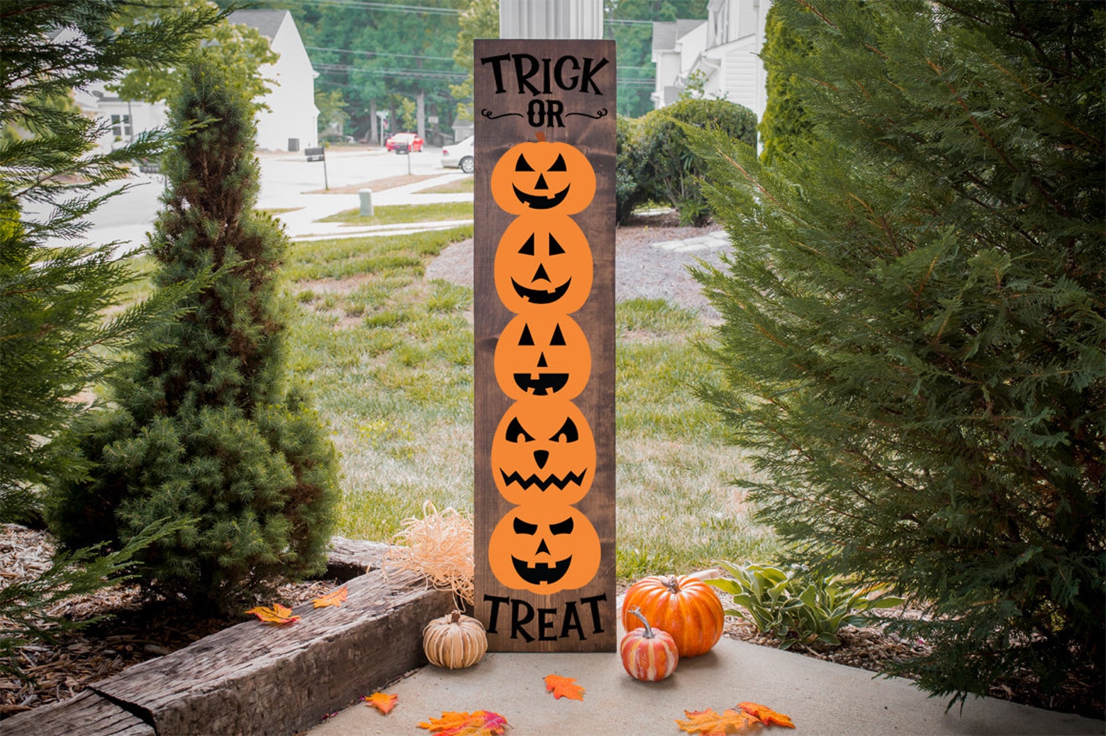 Halloween Porch Sign SVG Bundle: Spooky Welcome Designs (digital ...