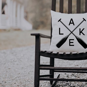 Lac SVG - Lake House svg, Cabin svg, Summer House svg, Camping SVG, Paddles svg