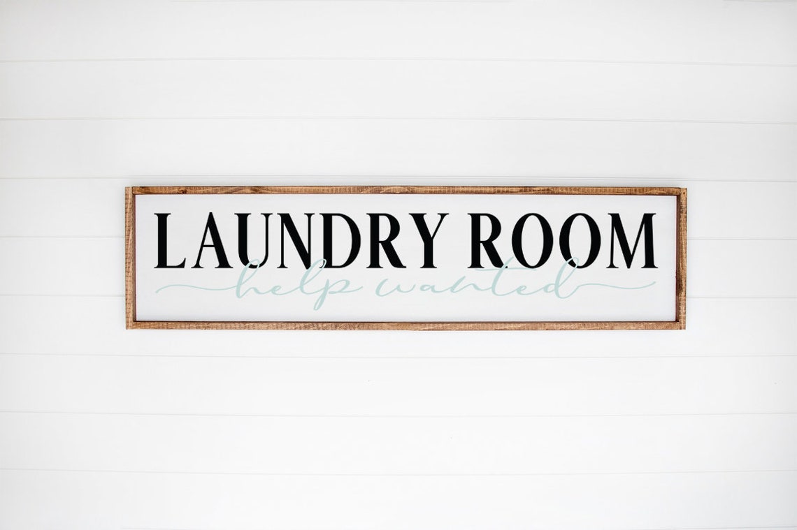 Laundry Room Sign SVG Laundry Room. Help Wanted - Etsy